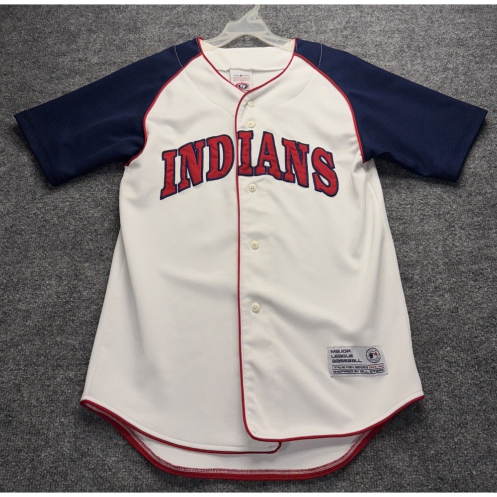 Cleveland Indians Major League Baseball True Fan Jersey Size Youth Large